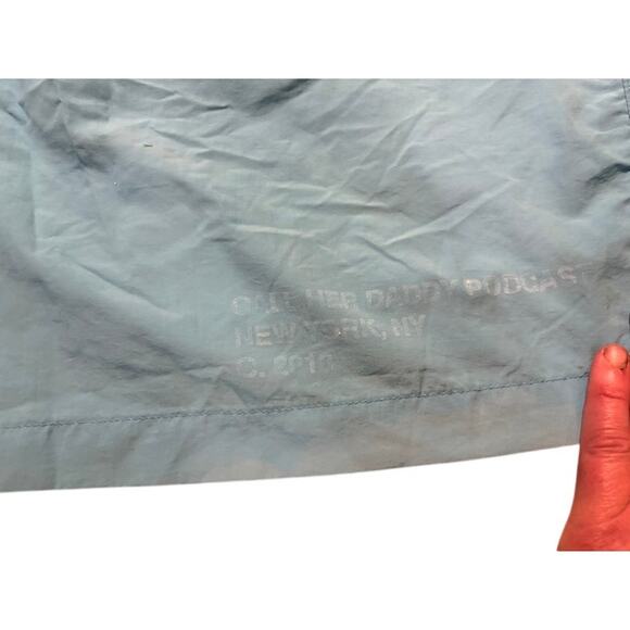 Barstool Sports Bathing Suit Swim Trucks Shorts Blue Call Her Daddy Podcast SZ L - Picture 3 of 9